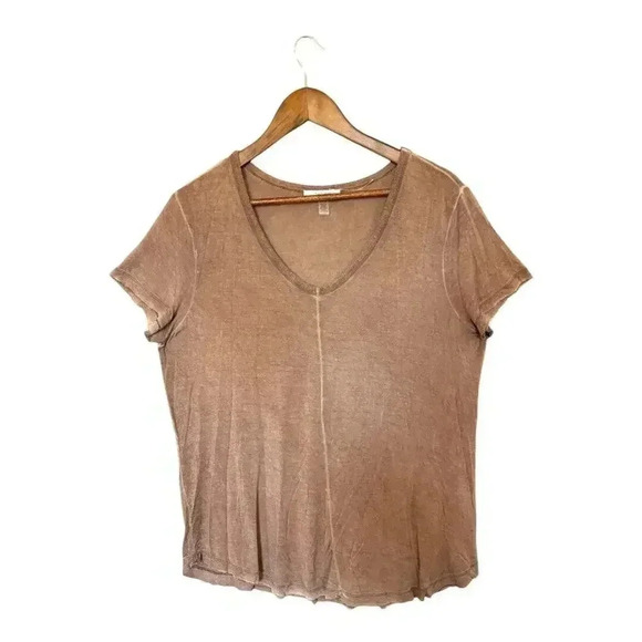 Cable & Gauge Studio Women’s Tee XL Brown - Picture 1 of 8